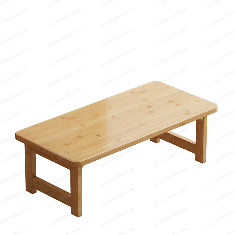 Desk Setup Laptop - โต๊ะไม้ไผ่แข็งแรงแบบพับได้ โต๊ะเตี้ยแบบทาทามิอเนกประสงค์สำหรับใช้งานริมหน้าต่าง เตียง แล็ปท็อป ทำงาน ดื่มกาแฟ