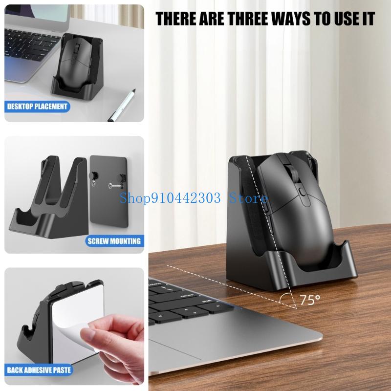 Desk Setup Modern - ที่วางเมาส์ติดผนังสไตล์มินิมอล 652F สำหรับห้องเล่นเกมหรือสำนักงาน มีสองสี