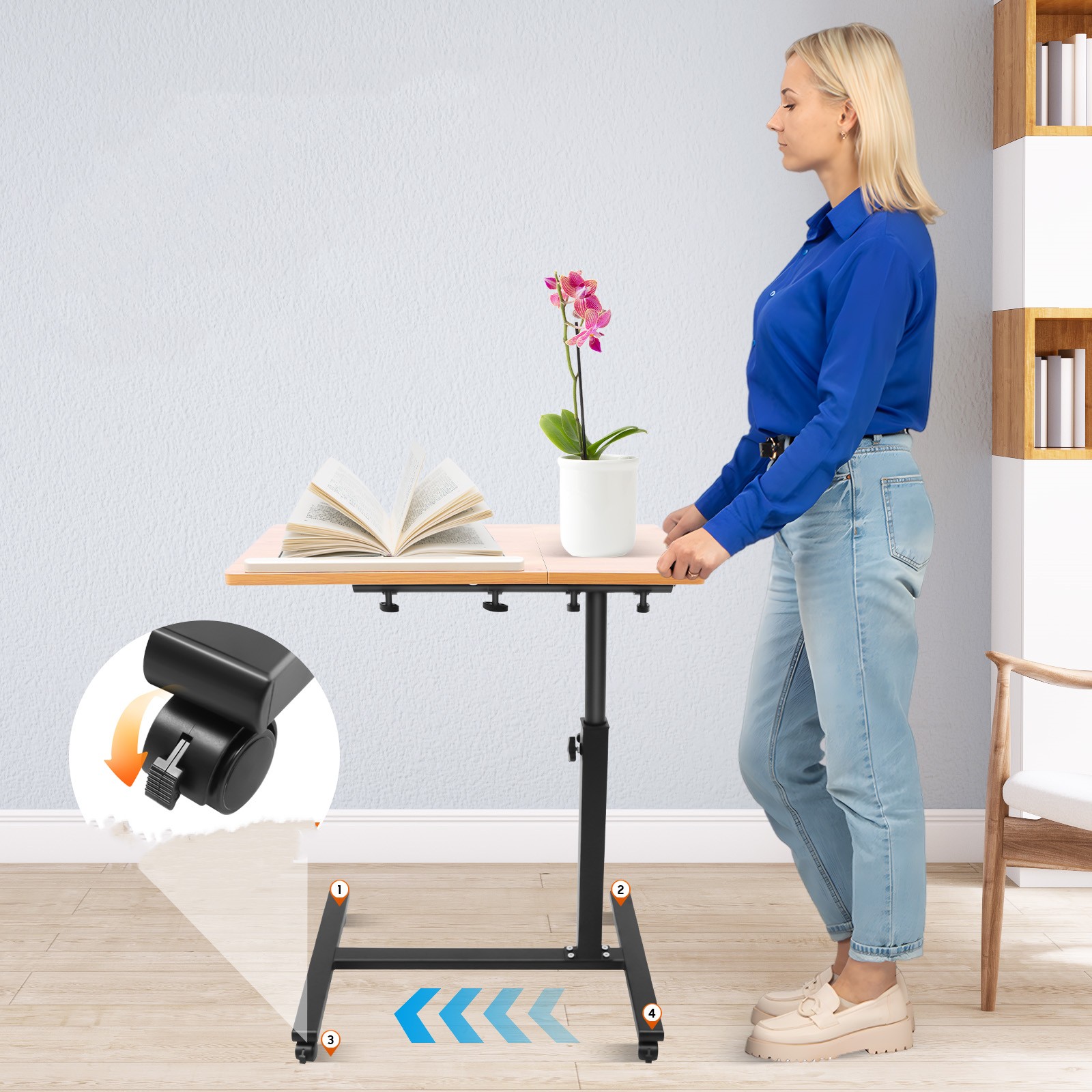 โต๊ะแล็ปท็อปแบบพกพา ปรับได้ 36 - Desk Setup Laptop บทวิจารณ์และราคา