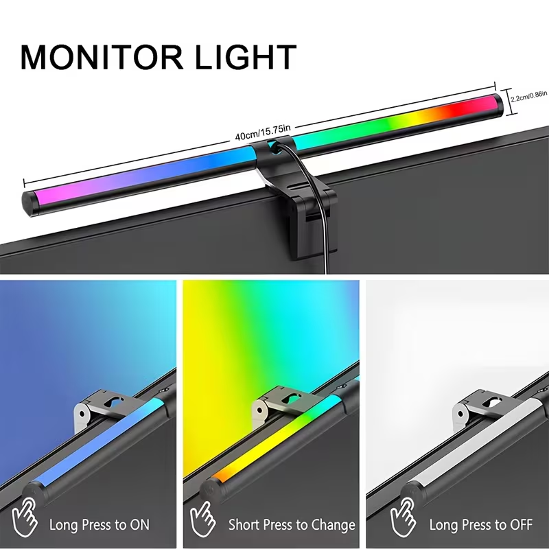 ไฟ LED สำหรับจอคอมพิวเตอร์ ขนา - Desk Setup Modern บทวิจารณ์และราคา