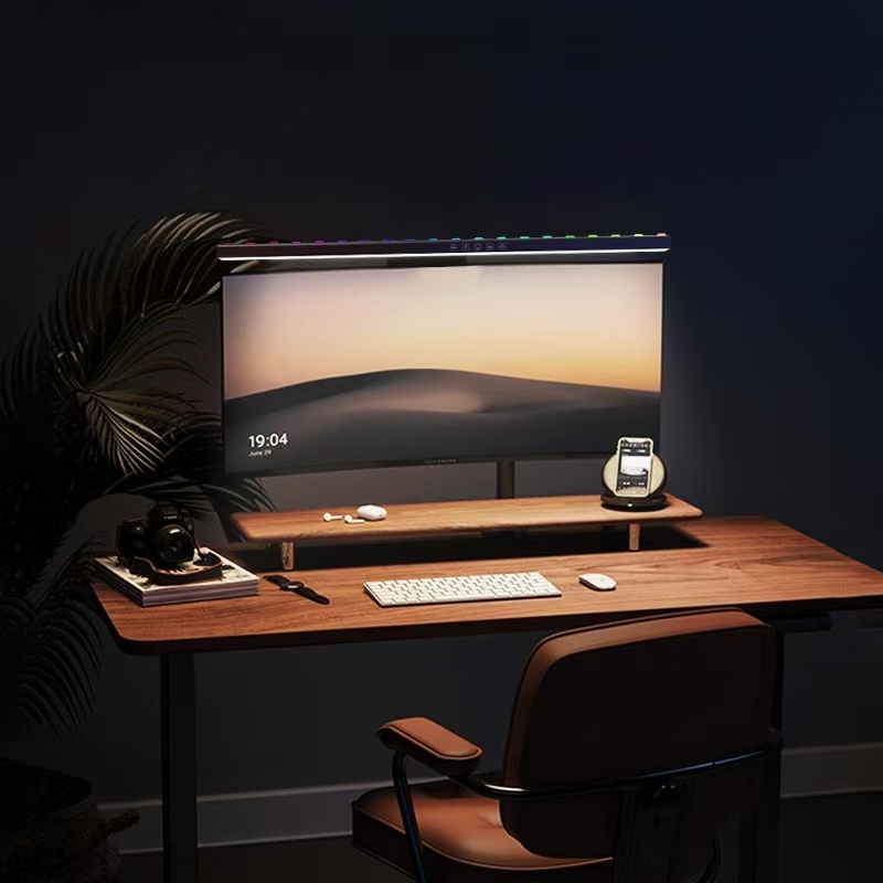 โคมไฟตั้งโต๊ะแบบแขวนจอ LED - ป - Desk Setup Modern บทวิจารณ์และราคา