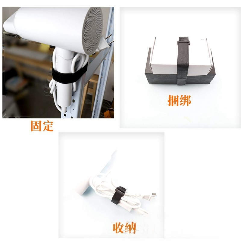 สายรัดเวลโคร สายรัดสำหรับมัดรว - Cable Velcro Strap บทวิจารณ์และราคา