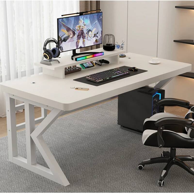 โต๊ะเกมมิ่งรูปตัว L โต๊ะวางแล็ - Desk Setup Monitor And Laptop บทวิจารณ์และราคา