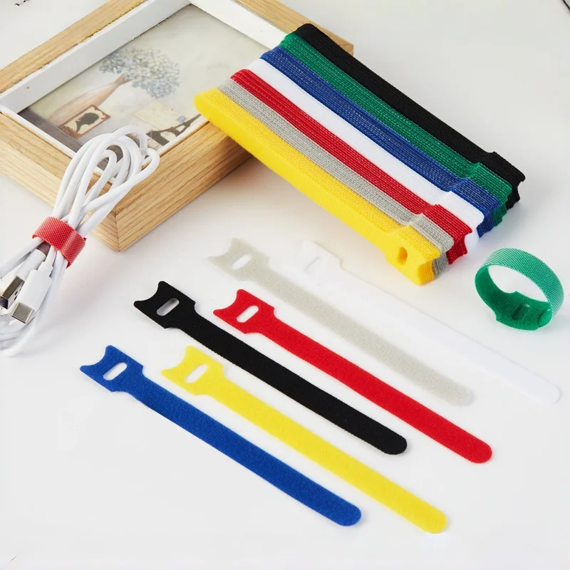 ตัวจัดระเบียบสายเคเบิลแบบใช้ซ้ - Cable Velcro Strap บทวิจารณ์และราคา