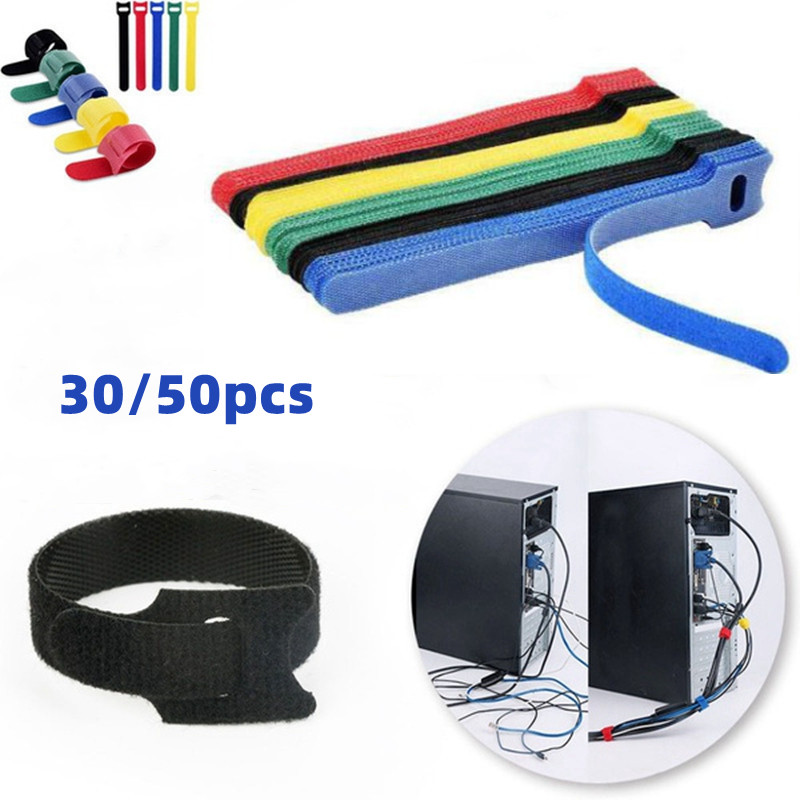 เวลโครสำหรับสายเคเบิล สายรัดเค - Cable Velcro Strap บทวิจารณ์และราคา
