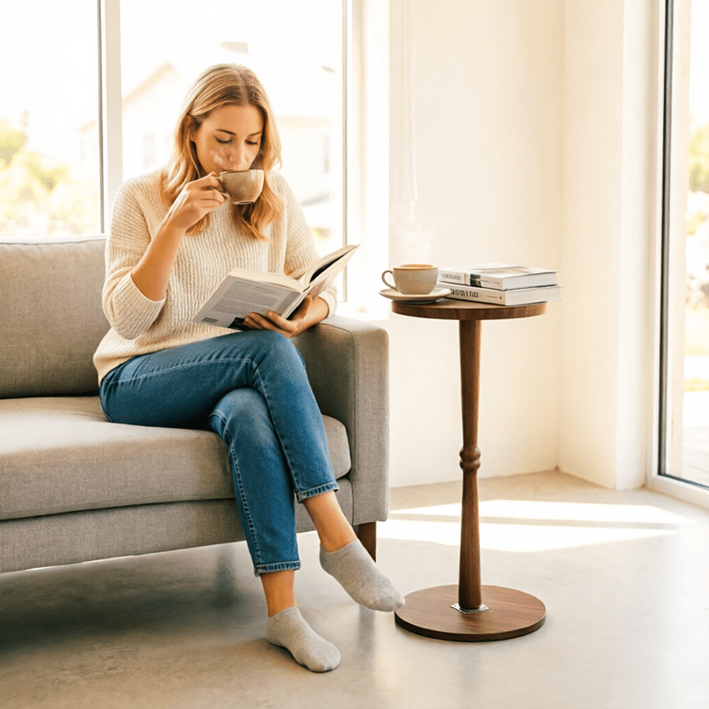โต๊ะข้างขนาดเล็กสำหรับห้องนั่ง - Desk Setup Modern บทวิจารณ์และราคา