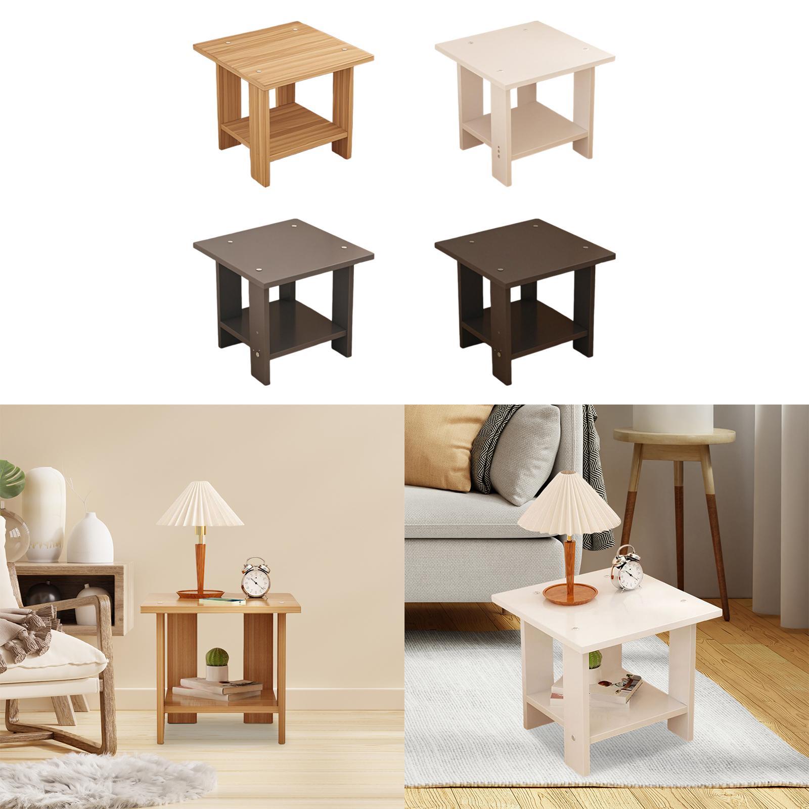 โต๊ะข้างไม้สองชั้นอเนกประสงค์  - Desk Setup Laptop บทวิจารณ์และราคา