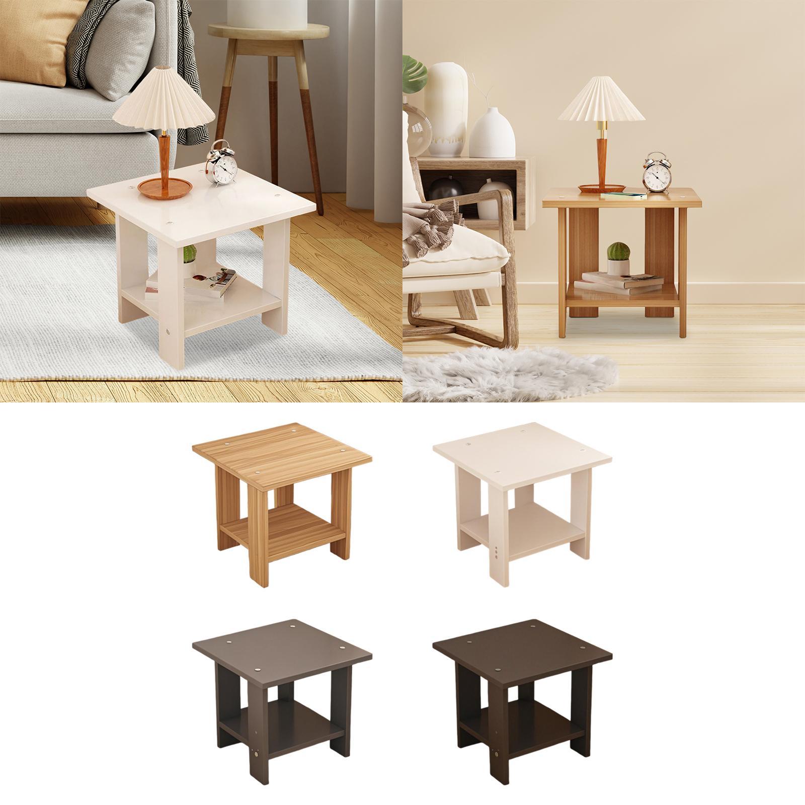 โต๊ะข้างไม้สองชั้นอเนกประสงค์  - Desk Setup Laptop บทวิจารณ์และราคา
