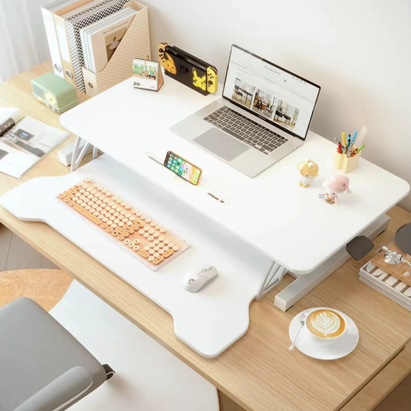โต๊ะทำงานแบบยืน ปรับความสูงได้ - Desk Setup Modern บทวิจารณ์และราคา