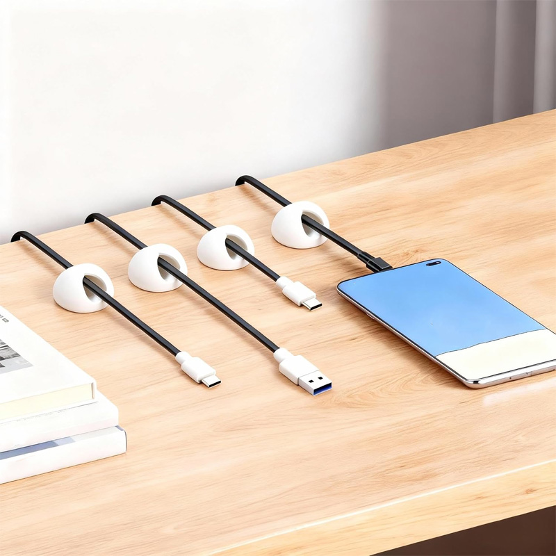 ชุดจัดระเบียบสายเคเบิล 18 ชิ้น - Desk Setup At Home บทวิจารณ์และราคา