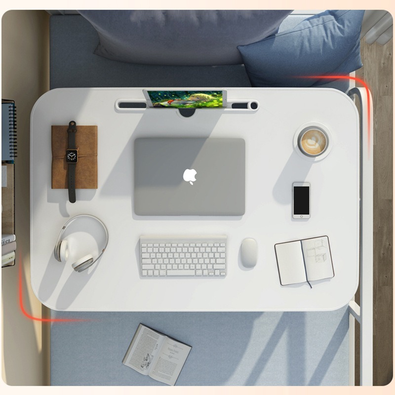 โต๊ะวางบนเตียง โต๊ะพับ โต๊ะเล็ - Desk Setup Laptop บทวิจารณ์และราคา