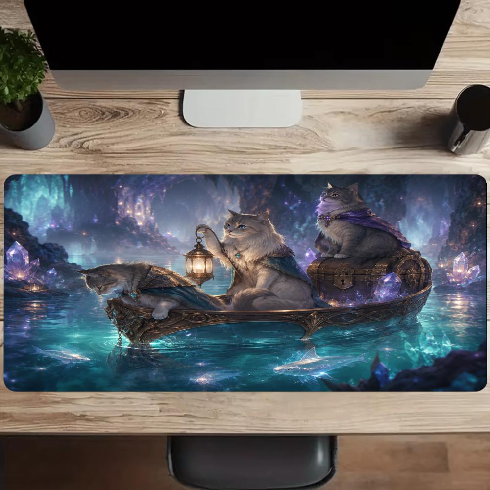 แผ่นรองเมาส์ลายแมว แผ่นรองโต๊ะ - Desk Setup Study บทวิจารณ์และราคา