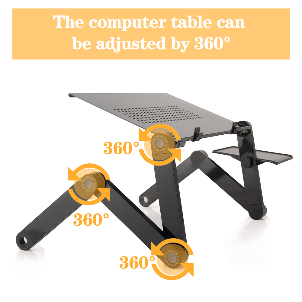 โต๊ะแล็ปท็อปแบบปรับได้ขาตั้งอล - Desk Setup Laptop บทวิจารณ์และราคา